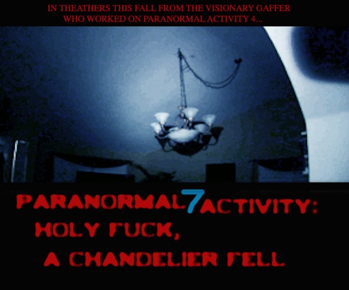 paranormal activity spoof poster