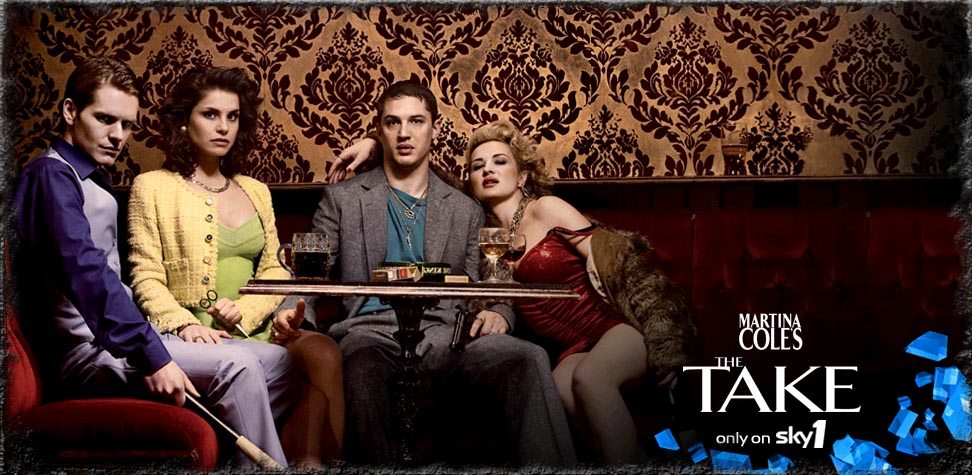 Shaun Evans, Charlotte Riley, Tom Hardy and Kierston Wareing in The Take