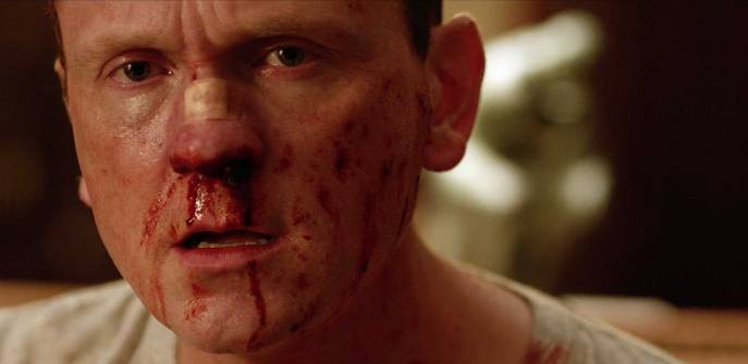 Pat Healy in Cheap Thrills bloody
